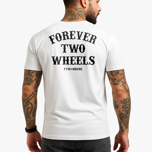 Forever Two Wheels White T-Shirt