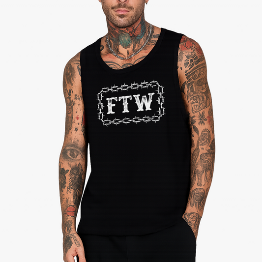 FTW Chain Black tank top