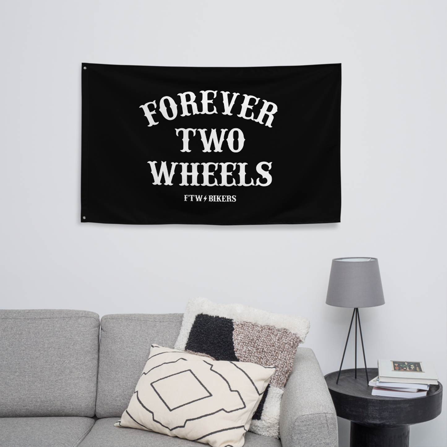 Forever Two Wheels Flag