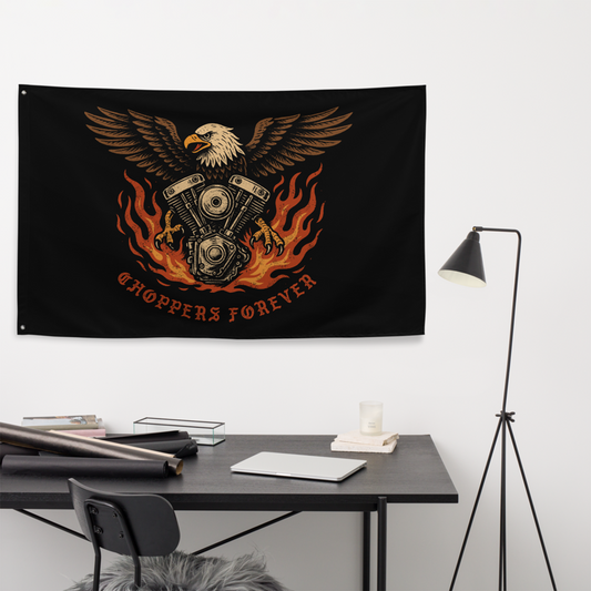 Choppers Forever Eagle Flag